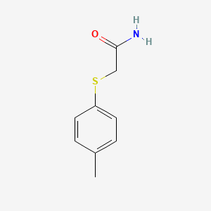 molecular formula C9H11NOS B1660240 2-(4-methylphenyl)sulfanylacetamide CAS No. 73623-29-7