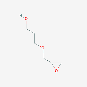 molecular formula C6H12O3 B1660243 3-[(Oxiran-2-yl)methoxy]propan-1-ol CAS No. 73642-99-6