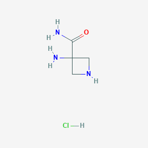 3-Aminoazetidine-3-carboxamide hydrochloride