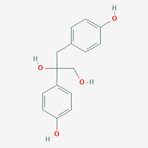 molecular formula C15H16O4 B166027 2,3-Bis(4-hydroxyphenyl)-1,2-propanediol CAS No. 139755-03-6