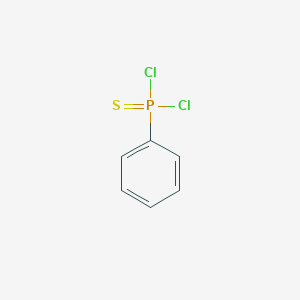 molecular formula C6H5Cl2PS B166028 Phenylphosphonothioic dichloride CAS No. 3497-00-5