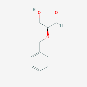 molecular formula C10H12O3 B166032 (S)-2-(Benzyloxy)-3-hydroxypropanal CAS No. 129492-58-6
