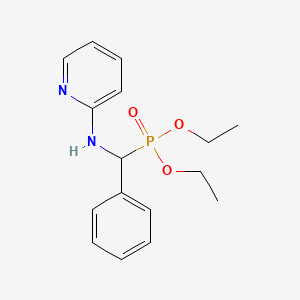 Phosphonic acid, [phenyl(2-pyridinylamino)methyl]-, diethyl ester