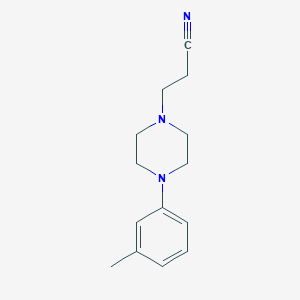 3-[4-(3-Methylphenyl)piperazin-1-yl]propanenitrile