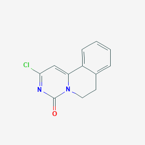 2-chloro-6,7-dihydro-4H-pyrimido[6,1-a]isoquinolin-4-one