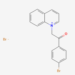 Quinolinium, 1-[2-(4-bromophenyl)-2-oxoethyl]-, bromide