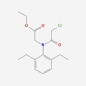 molecular formula C16H22ClNO3 B166039 Diethatyl-ethyl CAS No. 38727-55-8