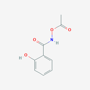 molecular formula C9H9NO4 B016604 Acetic acid salicyloyl-amino-ester 