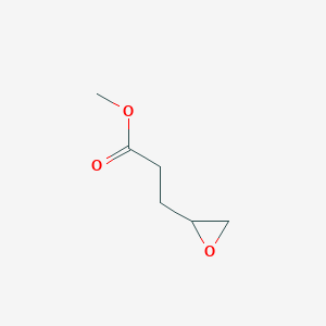 molecular formula C6H10O3 B1660428 Methyl 3-(oxiran-2-yl)propanoate CAS No. 76543-09-4