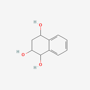 molecular formula C10H12O3 B1660430 1,2,3,4-Tetrahydronaphthalene-1,2,4-triol CAS No. 76561-89-2