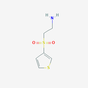 2-(Thiophene-3-sulfonyl)ethan-1-amine