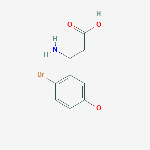3-Amino-3-(2-bromo-5-methoxyphenyl)propanoic acid