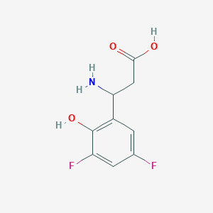 3-Amino-3-(3,5-difluoro-2-hydroxyphenyl)propanoic acid