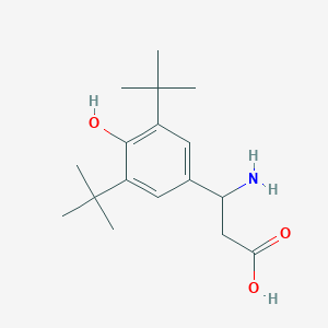 3-Amino-3-(3,5-di-tert-butyl-4-hydroxyphenyl)propanoic acid