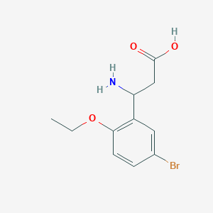 3-Amino-3-(5-bromo-2-ethoxyphenyl)propanoic acid