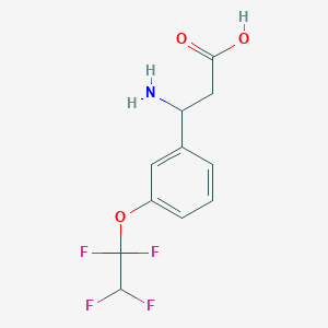3-Amino-3-[3-(1,1,2,2-tetrafluoroethoxy)phenyl]propanoic acid