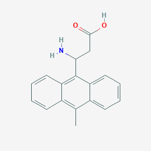 3-Amino-3-(10-methylanthracen-9-yl)propanoic acid