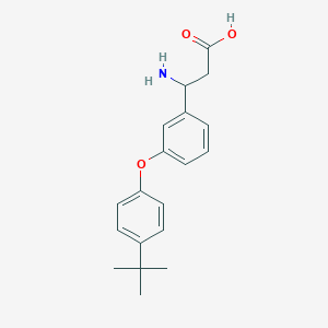 3-Amino-3-[3-(4-tert-butylphenoxy)phenyl]propanoic acid