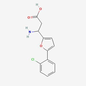 3-Amino-3-(5-(2-chlorophenyl)furan-2-yl)propanoic acid