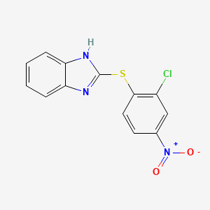 2-(2-chloro-4-nitrophenyl)sulfanyl-1H-benzimidazole
