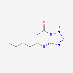 5-Butyl[1,2,4]triazolo[1,5-a]pyrimidin-7(1H)-one