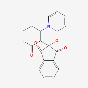 Spiro[4a,8,9,10-tetrahydropyrido[1,2-a][3,1]benzoxazine-6,2'-indene]-1',3',7-trione