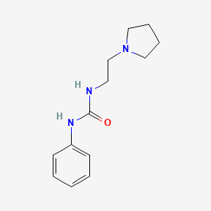 N-Phenyl-N'-[2-(pyrrolidin-1-yl)ethyl]urea
