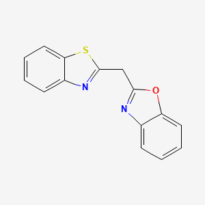 Benzoxazole, 2-(2-benzothiazolylmethyl)-