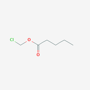 molecular formula C6H11ClO2 B1660516 Chloromethyl pentanoate CAS No. 77877-94-2