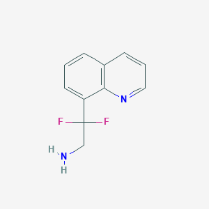 2,2-Difluoro-2-(quinolin-8-YL)ethanamine