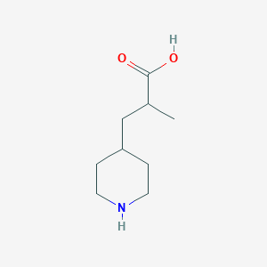 2-Methyl-3-(piperidin-4-yl)propanoic acid
