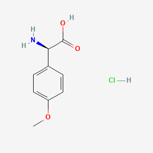 (2R)-2-Amino-2-(4-methoxyphenyl)acetic acid;hydrochloride