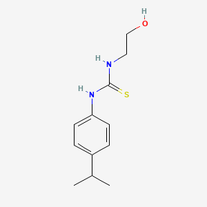1-(2-Hydroxyethyl)-3-(4-propan-2-ylphenyl)thiourea