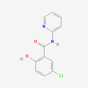 5-chloro-2-hydroxy-N-pyridin-2-ylbenzamide