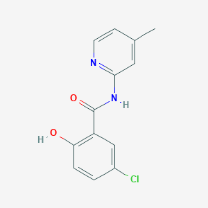 Benzamide, 5-chloro-2-hydroxy-N-(4-methyl-2-pyridinyl)-
