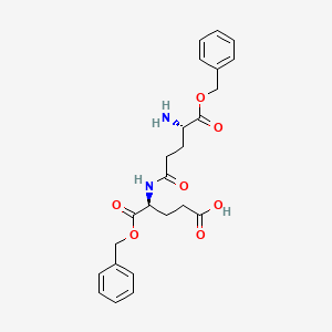 (4S)-4-[[(4S)-4-Amino-5-oxo-5-phenylmethoxypentanoyl]amino]-5-oxo-5-phenylmethoxypentanoic acid