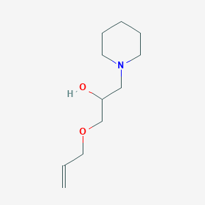 molecular formula C11H21NO2 B1660554 1-Piperidin-1-yl-3-prop-2-enoxypropan-2-ol CAS No. 78752-14-4