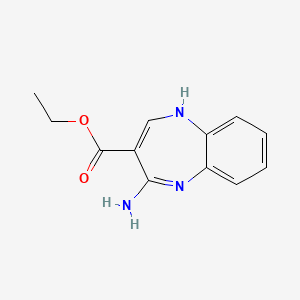 Ethyl 2-imino-2,5-dihydro-1H-1,5-benzodiazepine-3-carboxylate