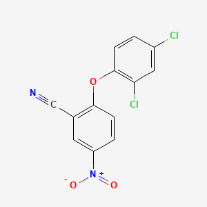 Benzonitrile, 2-(2,4-dichlorophenoxy)-5-nitro-