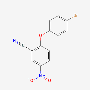 Benzonitrile, 2-(4-bromophenoxy)-5-nitro-