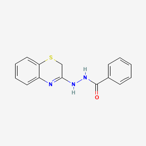 Benzoic acid, 2-(2H-1,4-benzothiazin-3-yl)hydrazide