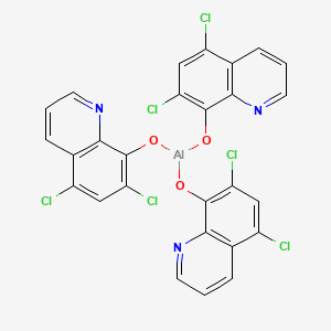 Tris(5,7-dichloroquinolin-8-olato-N1,O8)aluminium