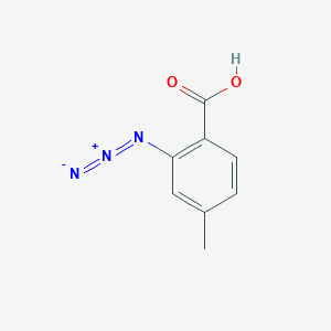 molecular formula C8H7N3O2 B1660569 2-叠氮-4-甲基苯甲酸 CAS No. 790684-90-1