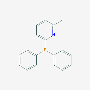 molecular formula C18H16NP B166057 2-Diphenylphosphino-6-methylpyridine CAS No. 132682-77-0
