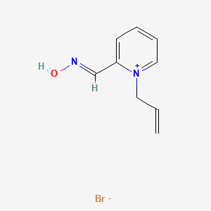 Pyridinium, 2-((hydroxyimino)methyl)-1-(2-propenyl)-, bromide