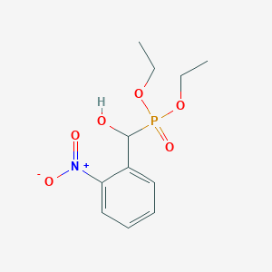 molecular formula C11H16NO6P B1660578 Diethoxyphosphoryl-(2-nitrophenyl)methanol CAS No. 79202-15-6
