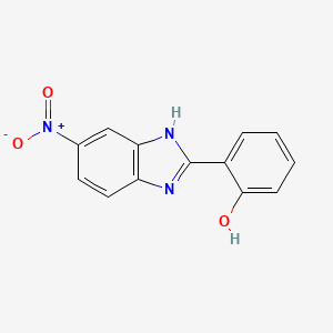 6-(5-Nitro-1,3-dihydro-2H-benzimidazol-2-ylidene)cyclohexa-2,4-dien-1-one