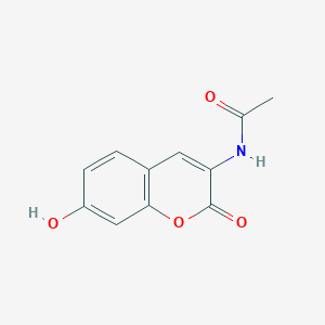 molecular formula C11H9NO4 B1660589 N-(7-hydroxy-2-oxo-2H-chromen-3-yl)acetamide CAS No. 79418-42-1