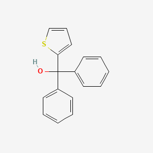 molecular formula C17H14OS B1660600 Diphenyl(thiophen-2-yl)methanol CAS No. 79654-37-8