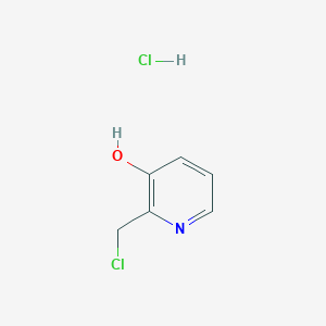 molecular formula C6H7Cl2NO B1660624 2-(chloromethyl)pyridin-3-ol hydrochloride CAS No. 80322-74-3